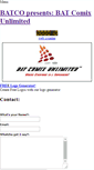 Mobile Screenshot of batcomixunlimited.weebly.com