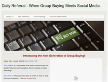 Tablet Screenshot of daily-referral.weebly.com