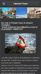 Mobile Screenshot of lebanontours.weebly.com