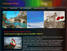 Tablet Screenshot of lebanontours.weebly.com