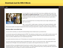 Tablet Screenshot of downloadjustgowithitmoviefree.weebly.com