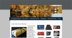 Desktop Screenshot of canvasbags.weebly.com