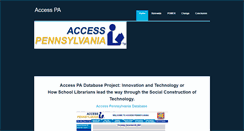 Desktop Screenshot of accesspa.weebly.com