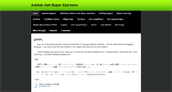 Desktop Screenshot of animaljamsuperepicness.weebly.com