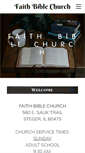 Mobile Screenshot of faithbiblechurch.weebly.com