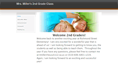 Desktop Screenshot of mrsmillers2graders.weebly.com