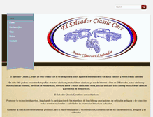 Tablet Screenshot of el-salvador-classic-cars.weebly.com