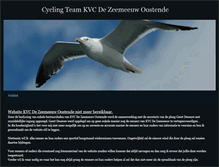 Tablet Screenshot of cyclingteamkvcdezeemeeuwoostende.weebly.com