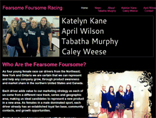 Tablet Screenshot of fearsomefoursomeracing.weebly.com