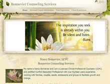 Tablet Screenshot of bonneviercounselingservices.weebly.com