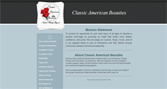 Desktop Screenshot of classicamericanbeauties.weebly.com