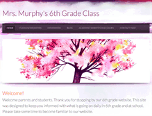 Tablet Screenshot of mrsmurphys6thgradeclass.weebly.com