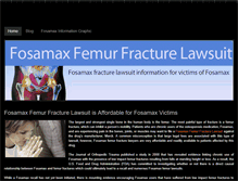 Tablet Screenshot of fosamaxfracturelawsuit.weebly.com