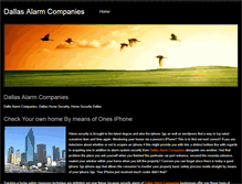 Tablet Screenshot of dallasalarmcompanies.weebly.com