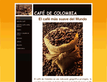 Tablet Screenshot of cafedecolombia.weebly.com