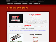 Tablet Screenshot of francisstingrays.weebly.com