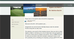 Desktop Screenshot of beahmmath6.weebly.com
