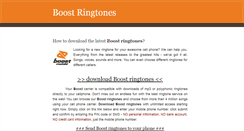 Desktop Screenshot of boostringtones.weebly.com