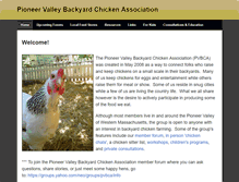 Tablet Screenshot of pioneervalleybackyardchickenassociation.weebly.com