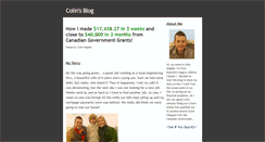 Desktop Screenshot of colinsdailyblog.weebly.com