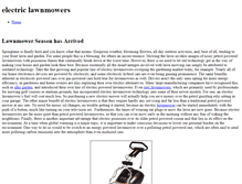 Tablet Screenshot of electriclawnmowers.weebly.com