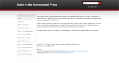 Desktop Screenshot of gulenforeignmedia.weebly.com