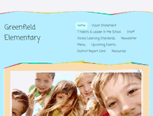 Tablet Screenshot of greenfieldelementary.weebly.com