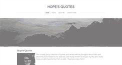 Desktop Screenshot of hopesquotes.weebly.com