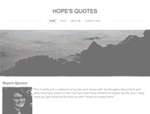Tablet Screenshot of hopesquotes.weebly.com