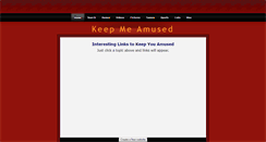 Desktop Screenshot of keepmeamused.weebly.com