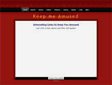 Tablet Screenshot of keepmeamused.weebly.com