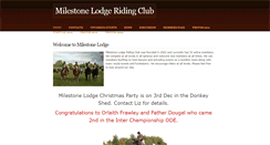 Desktop Screenshot of milestonelodgeridingclub.weebly.com