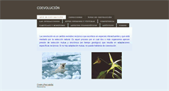 Desktop Screenshot of lasespeciescoevolucionan.weebly.com