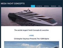 Tablet Screenshot of megayachtconcepts.weebly.com