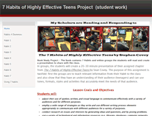 Tablet Screenshot of 7habitssample.weebly.com