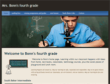 Tablet Screenshot of bonnfourthgrade.weebly.com