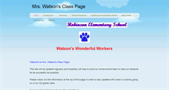 Desktop Screenshot of mrswatsonwhr.weebly.com