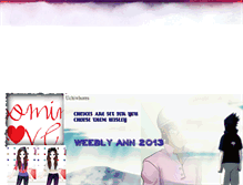 Tablet Screenshot of annpinkprincess.weebly.com