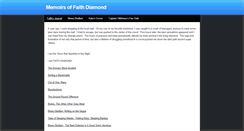 Desktop Screenshot of faithdiamond.weebly.com