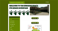 Desktop Screenshot of grade5erikssonfrogs.weebly.com