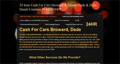 Desktop Screenshot of 24hrcashforcardadeandbroward.weebly.com