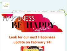 Tablet Screenshot of happinesslife.weebly.com