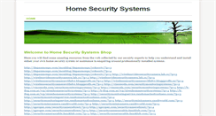 Desktop Screenshot of homesecuritysystemshop.weebly.com