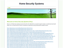 Tablet Screenshot of homesecuritysystemshop.weebly.com