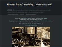 Tablet Screenshot of leoandvanessa.weebly.com