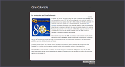 Desktop Screenshot of cine-colombia.weebly.com