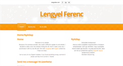 Desktop Screenshot of lengyelke.weebly.com