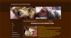 Desktop Screenshot of foosayodachshunds.weebly.com