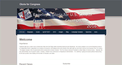 Desktop Screenshot of gloriaforcongress.weebly.com