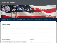 Tablet Screenshot of gloriaforcongress.weebly.com